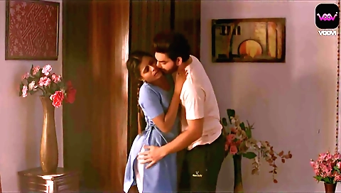 Busty brunette teen 18+ in the bedroom for the first time